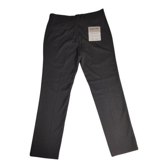 Kenneth Cole Reaction Mens Stretch Slim Fit Pants Size 32W X 30L Black - Picture 3 of 11